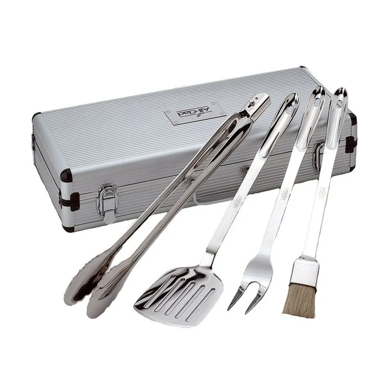 ALL-CLAD - Ensemble de 4 Ustensiles de Barbecue avec Étui