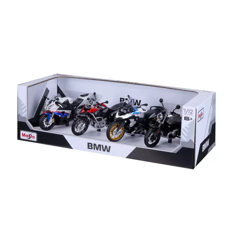MAISTO - Ensemble de 4 Motos BMW