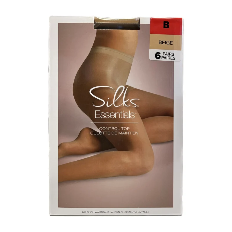 SILKS ESSENTIALS - Paquet de 6 Paires de Culottes de Maintien
