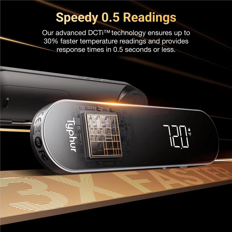 Typhur InstaProbe Core Instant Read Meat Thermometer