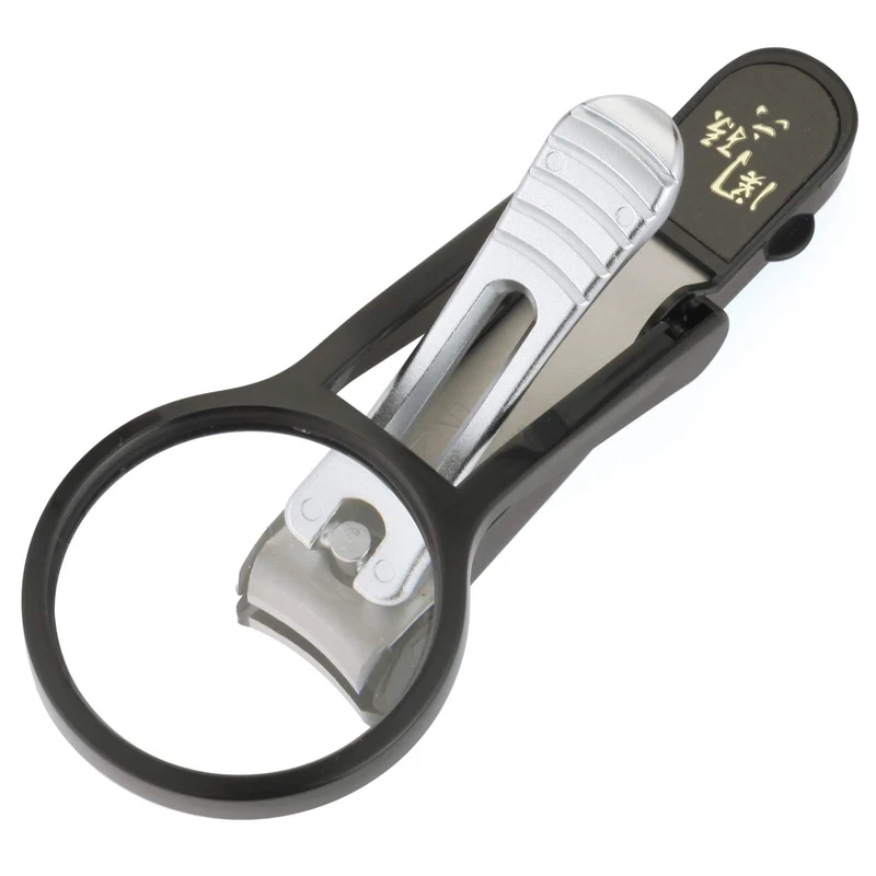 KAI Seki Magoroku Nail Clipper with Magnifier Large Curved Blade HC3528