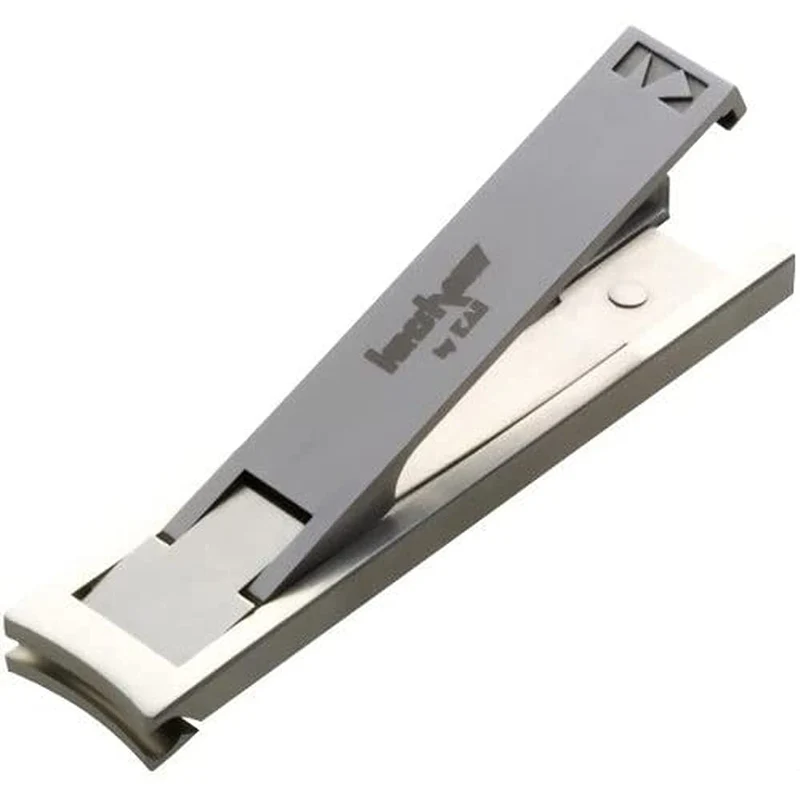 KAI Corporation Nail Clipper Leaf Type Curved Blade Leather Case PQ1002 Japan Made