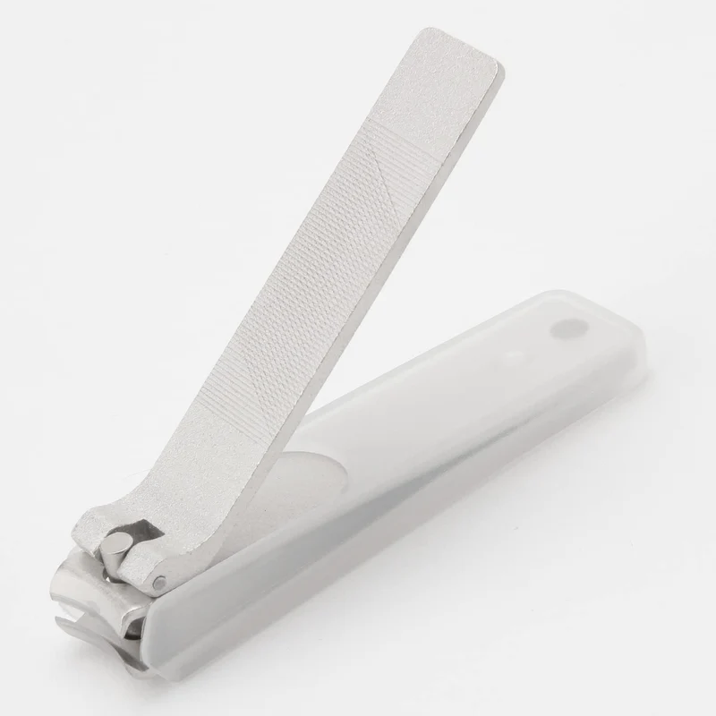 MUJI Steel Nail Clipper with PP Cover Model 15822690 White 1 Piece