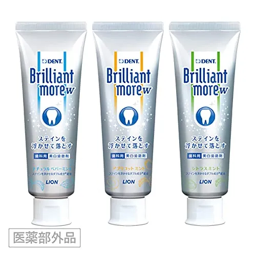 Lion Dental Materials Dent Health Brilliant More Double Peppermint 90G Paste