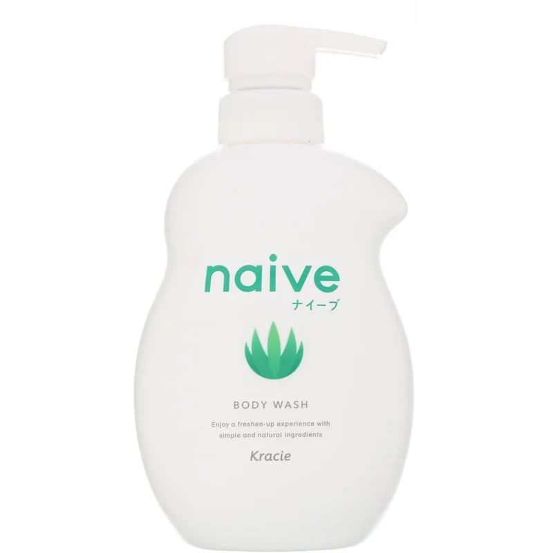 Naive Jumbo Body Soap with Aloe Extract 550Ml - Hydrating & Gentle Cleanser