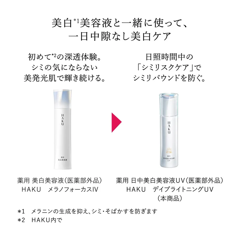 Shiseido HAKU Day Brightening UV Emulsion Whitening Spot Prevention 45mL Shiseido