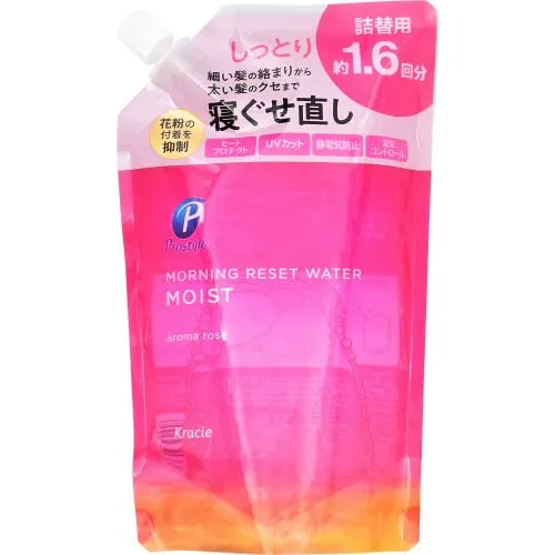 Kracie Home Products Morning Reset Water Refill Rose 450ml Eco-Friendly