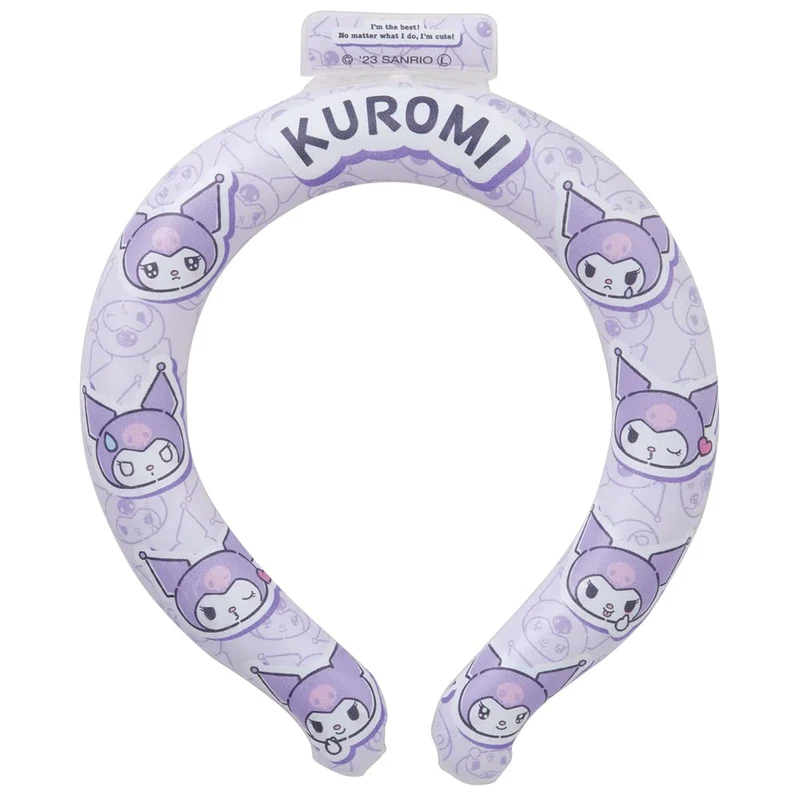 Skater Sanrio Kuromi Cooling Neck Ring Reusable M Size for Women & Children