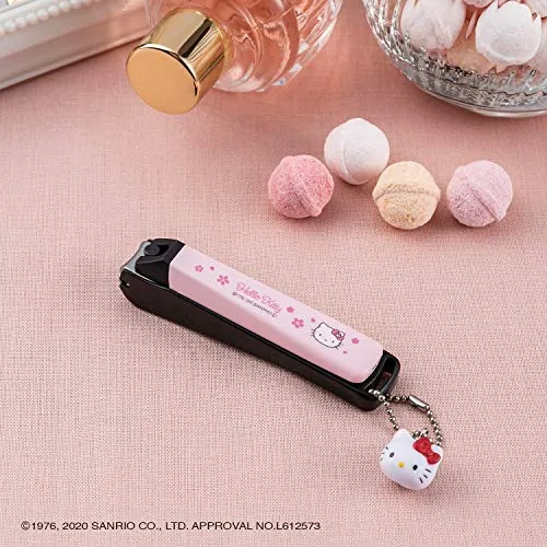 KAI KITTY Hanazakura Curved Blade Nail Clipper S Size Made in Japan KK2536