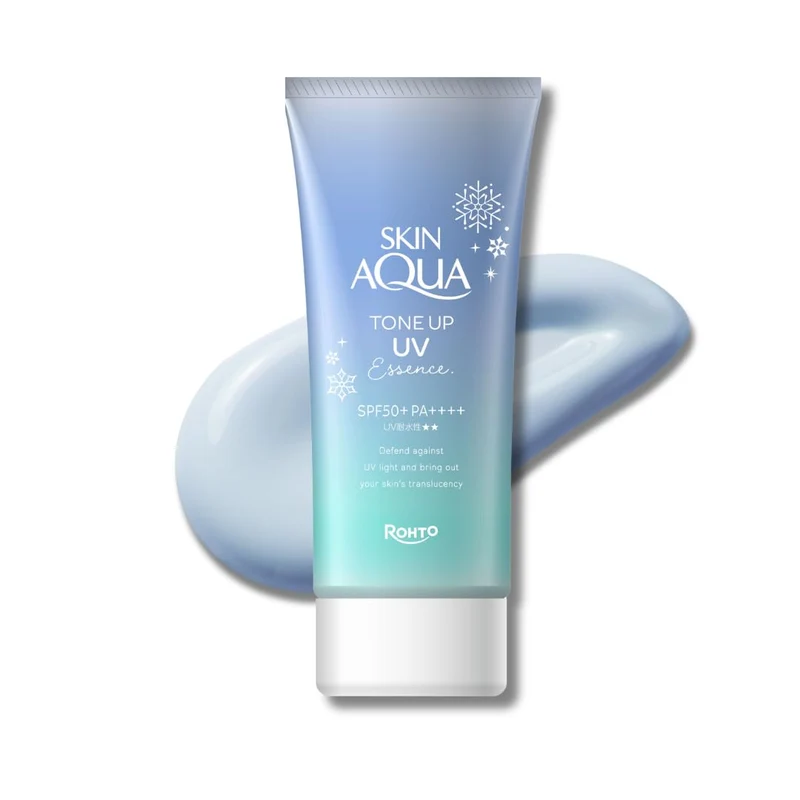 Skin Aqua Tone Up UV Essence Sunscreen SPF50 PA 80g for Fairer Skin