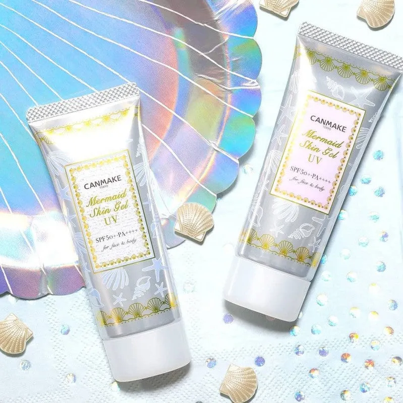 CanMake Skin Gel Tokyo Mermaid UV Sunscreen 01 Transparent SPF50+ PA++++ 40g