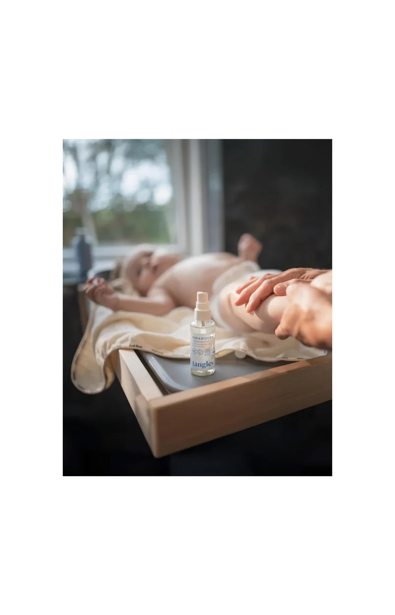 Huile cheveux et corps pour bébé - Tiny Tangles - 75 ml