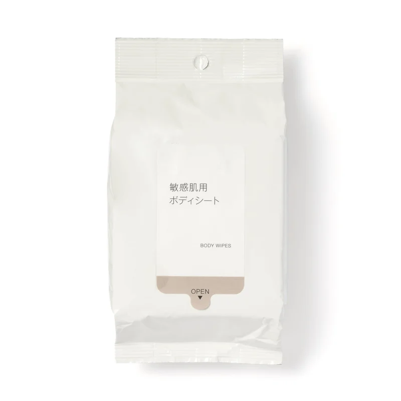 Muji Body Sheet for Sensitive Skin 20 Sheets 250x200mm 84473302
