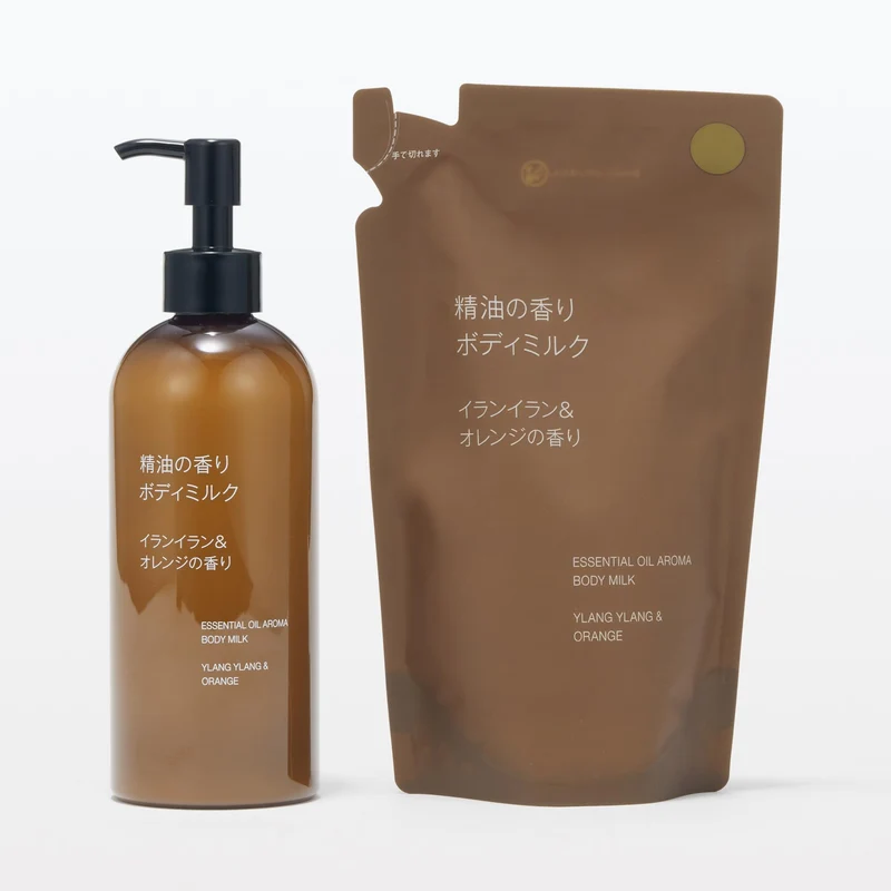Muji Ylang Ylang and Orange Body Milk 300ml - Essential Oil Scent