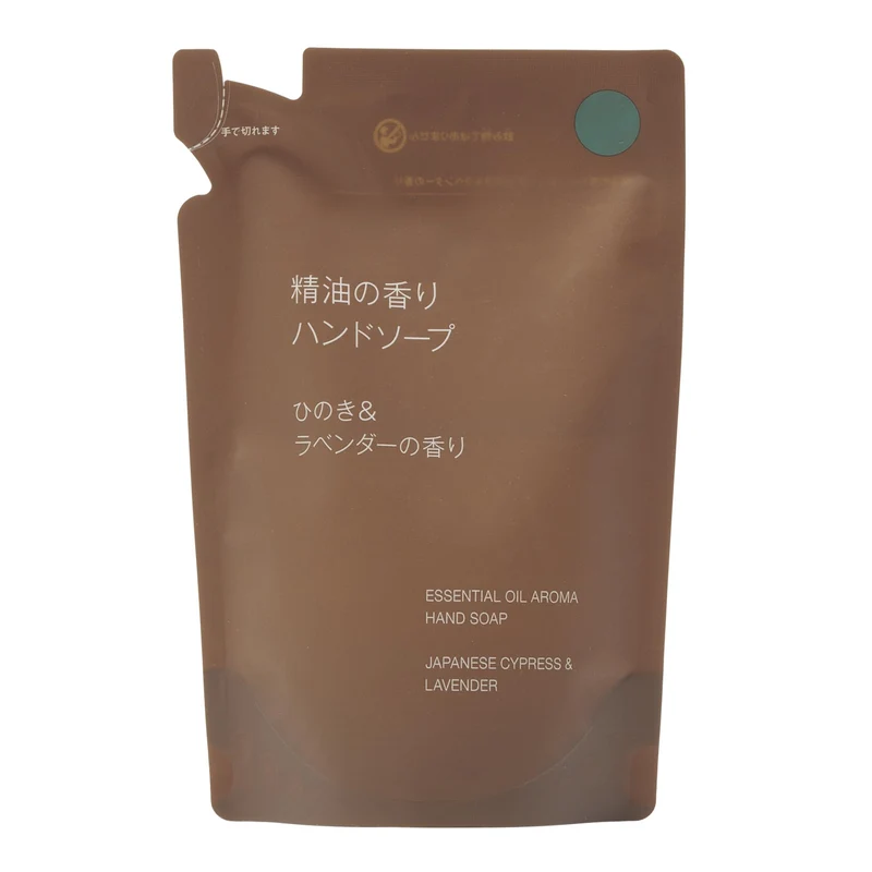 Muji 180ml Hinoki Lavender Scent Hand Soap Refill Essential Oil Formula