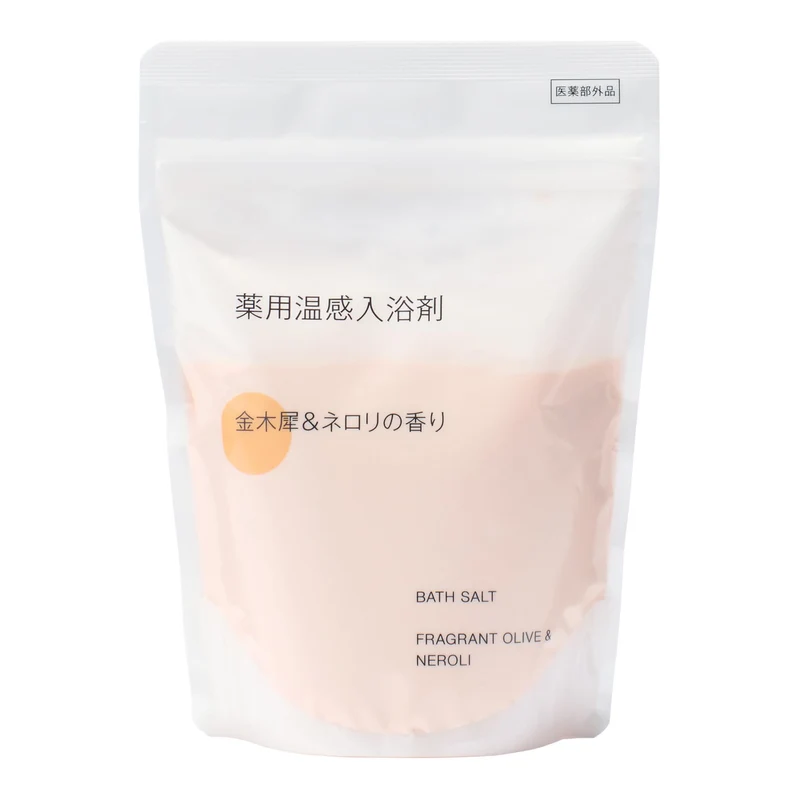 Warming Bath Salts Osmanthus & Neroli Scent 360g w/Spoon