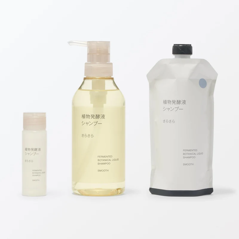 Muji Plant Fermented Smooth Shampoo 400ml - Nourishing Hair Care