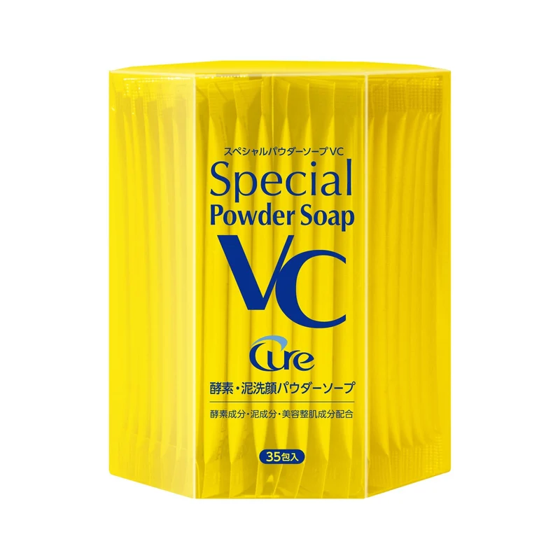 Cure Special Powder Soap Enzyme Face Wash with Vitamin C Japan Made