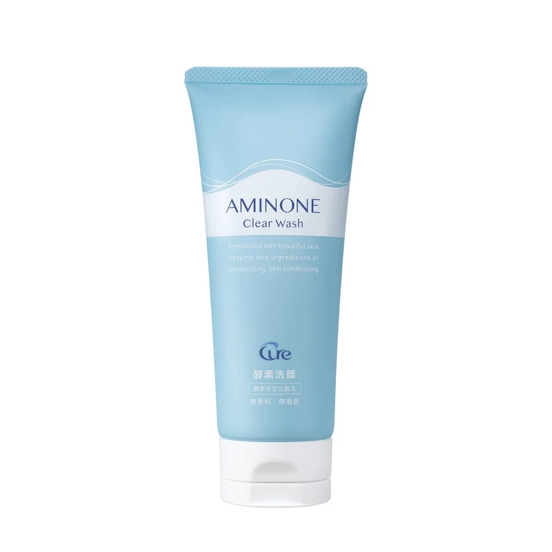 Cure Aminone Clear Wash: Enzyme Vitamin C Facial Cleanser 130g Pore Care
