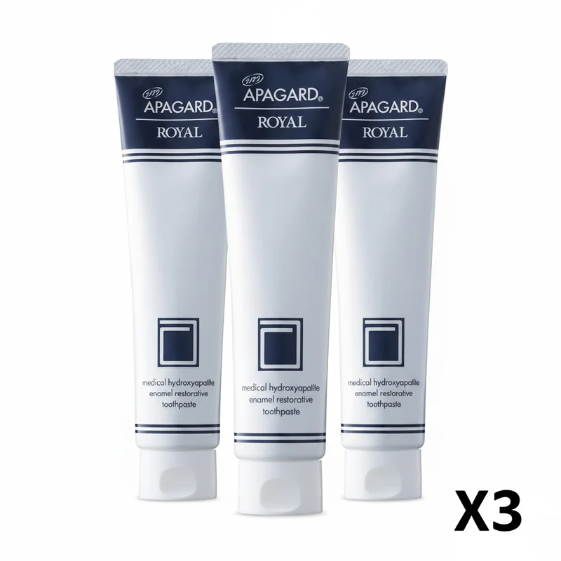 Apagard Royal Toothpaste 135G - Premium Whitening Formula 3-Pack