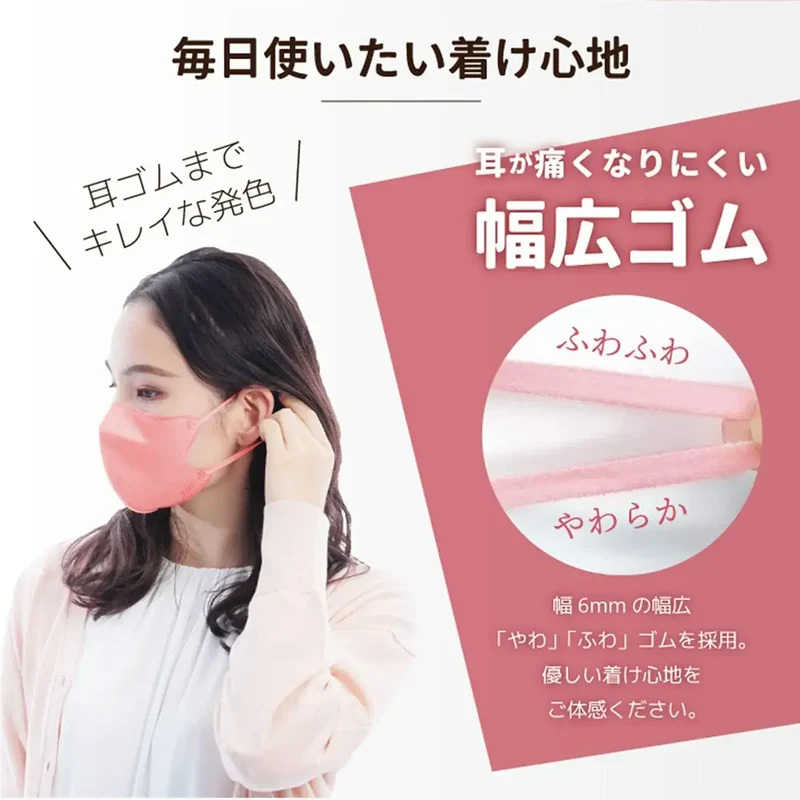 Eshoku Dogen Dot Com 3D Nonwoven Color Mask Spanlace 30 Count