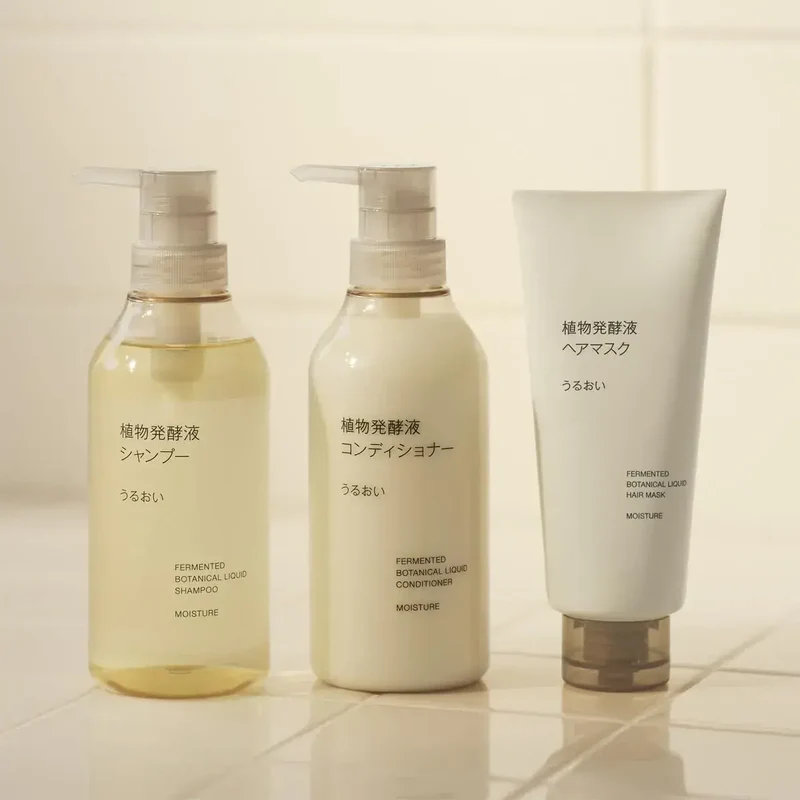 Muji Plant Fermentation Moisture Shampoo 400ml for Hair Routine