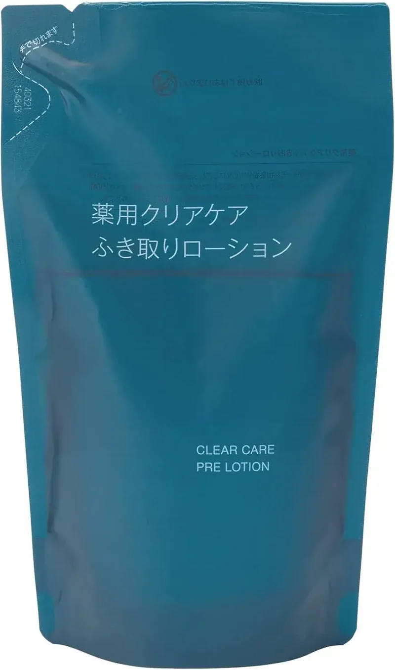 Muji Medicinal Clear Care Wipe Lotion Refill Skincare Toner 270mL