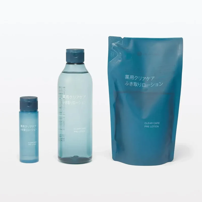 Muji Medicinal Clear Care Wipe Lotion Refill Skincare Toner 270mL