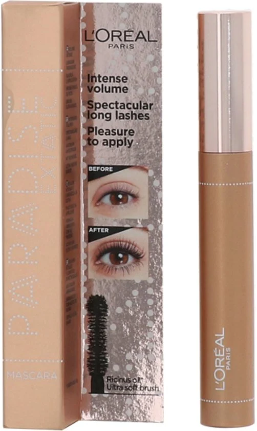 L'Oreal Paris Lash Paradise Castor Oil Enriched Mascara - Black