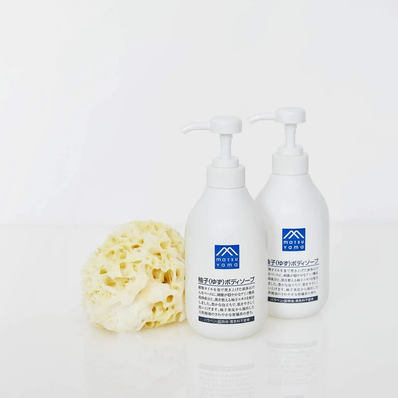 Matsu Yama M-Mark Yuzu Body Soap Refill 400ml Gentle Cleanser