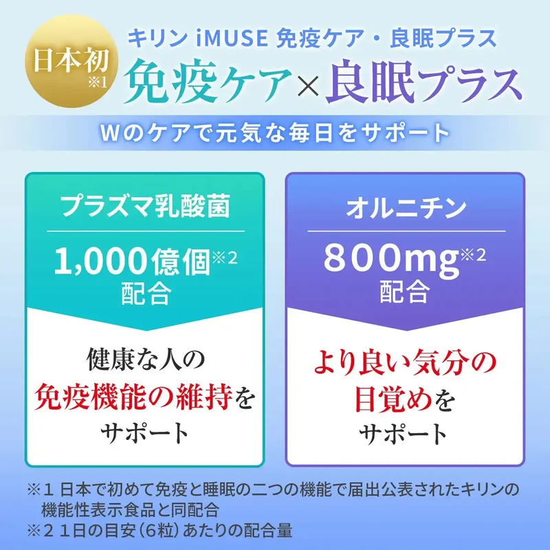 Imuse Kirin Immune Care and Good Sleep 7-Day Supply - Functional Food