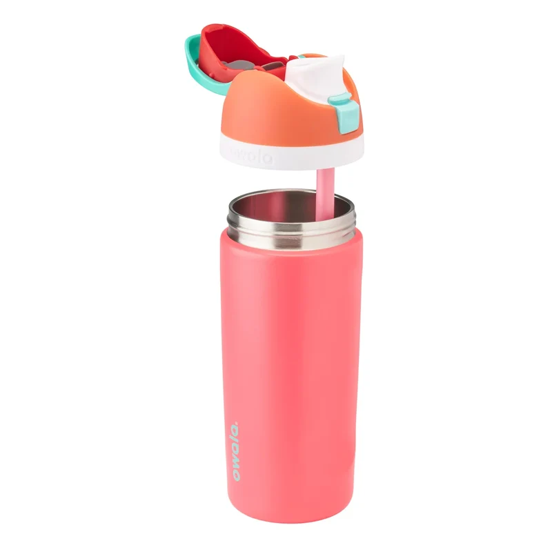 OWALA - Ensemble de 2 Bouteilles d'Eau en Acier Inoxydable FreeSip de 473 ml