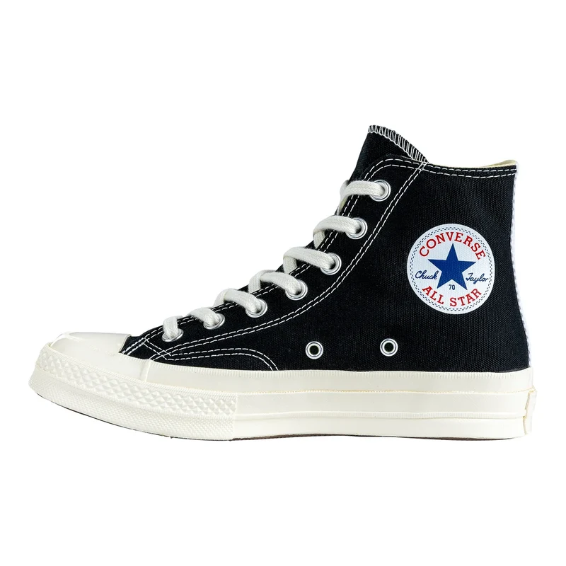 CONVERSE X COMMES DES GARÇONS PLAY - Chaussures Chuck 70 High Top Unisexes *Tel Quel*