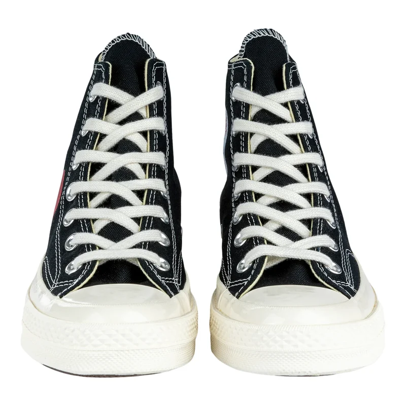 CONVERSE X COMMES DES GARÇONS PLAY - Chaussures Chuck 70 High Top Unisexes *Tel Quel*