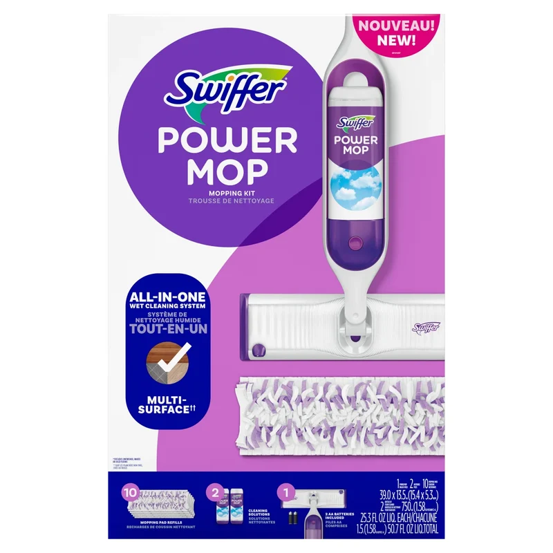 SWIFFER - Trousse de Nettoyage Power Mop
