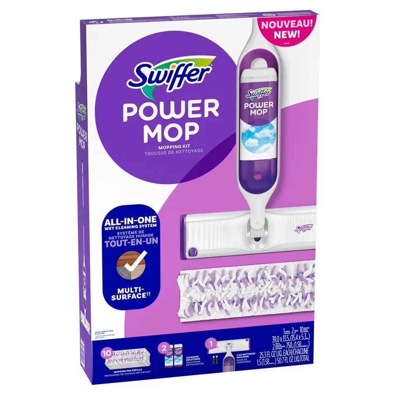 SWIFFER - Trousse de Nettoyage Power Mop
