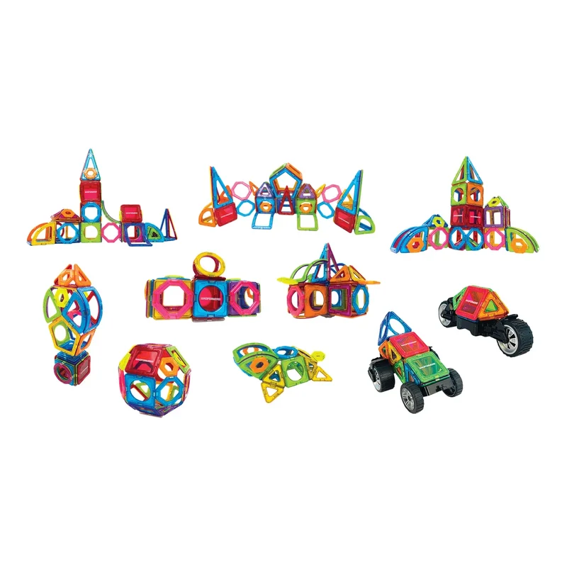 MAGFORMERS - Jeu de Construction Magnétique de 122 Pièces