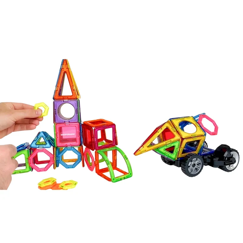MAGFORMERS - Jeu de Construction Magnétique de 122 Pièces