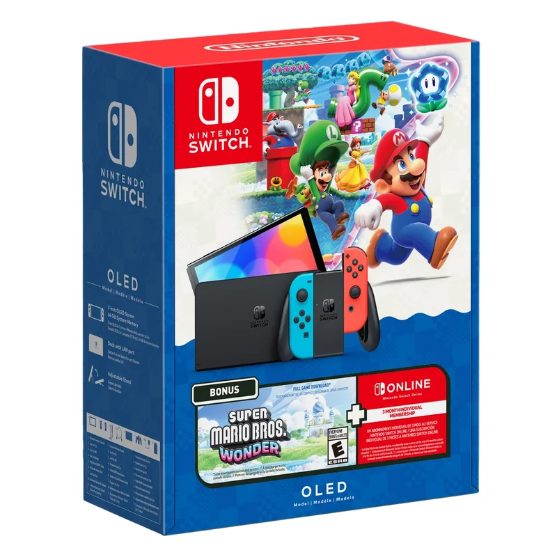 NINTENDO - Ensemble Nintendo Switch OLED Super Mario Wonder