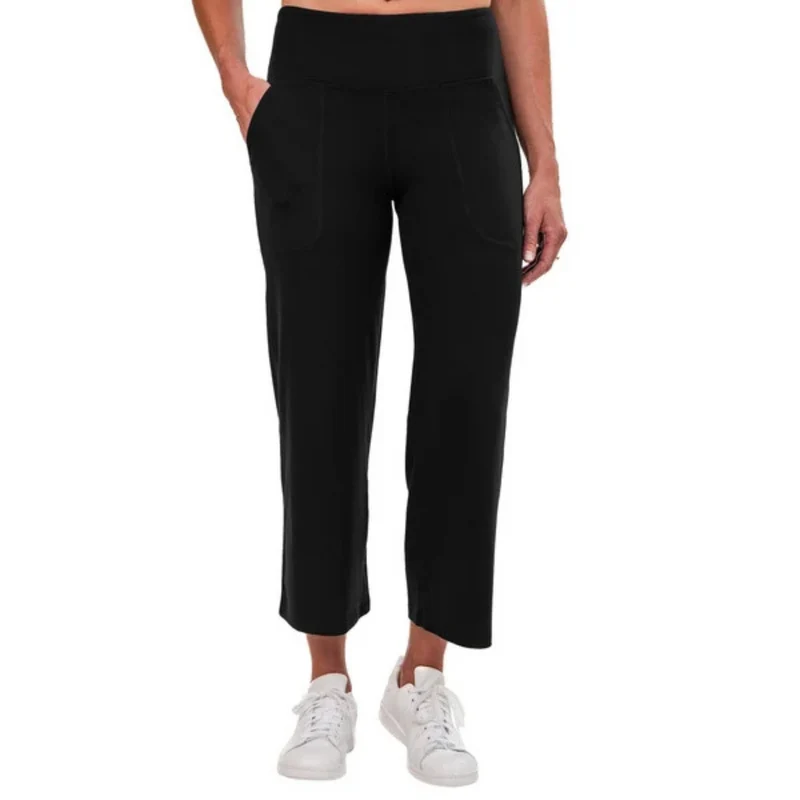 TUFF VEDA - Pantalon Court à Jambe Large pour Femme