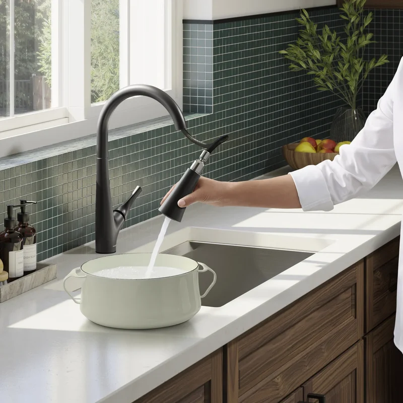 KOHLER - Robinet de Cuisine Rétractable Bevin