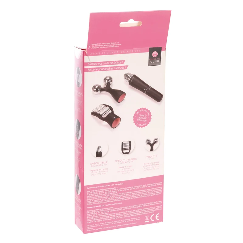 Mini masseur visage 3 en 1