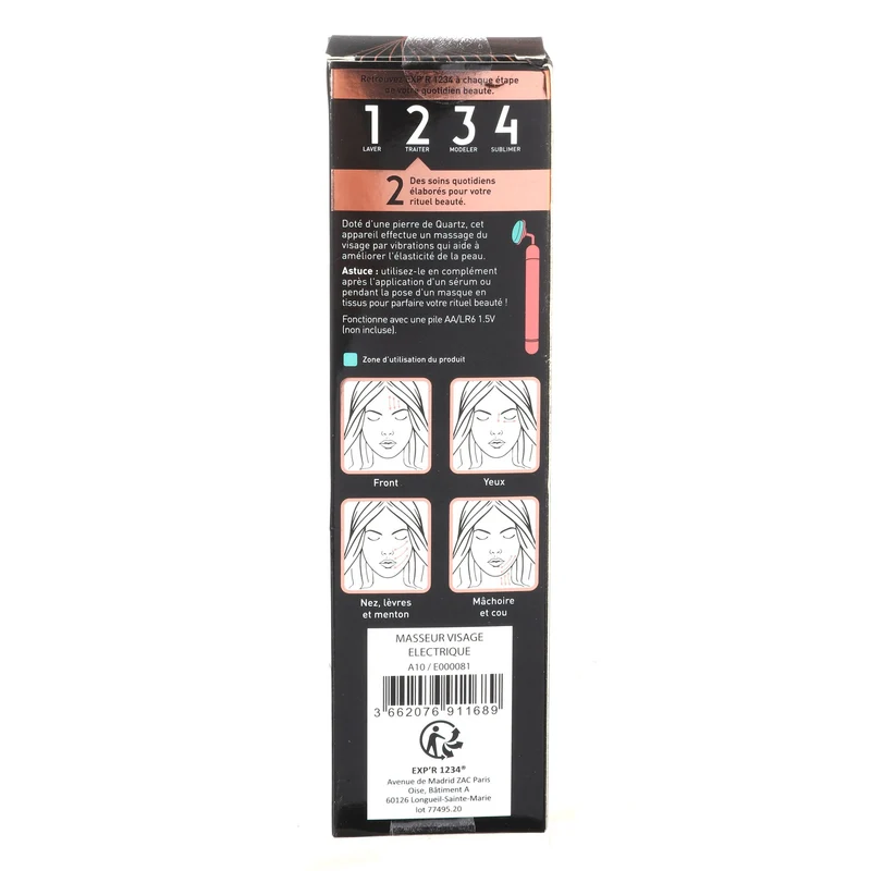 Masseur contour des yeux électrique