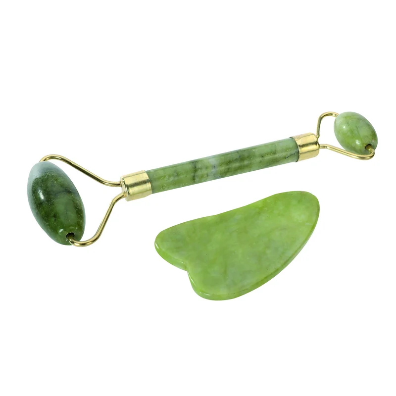 Coffret rouleau de massage + gua sha