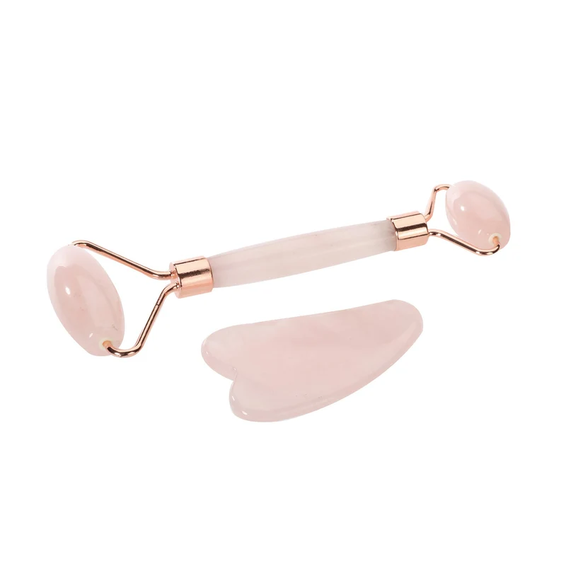 Coffret rouleau de massage + gua sha