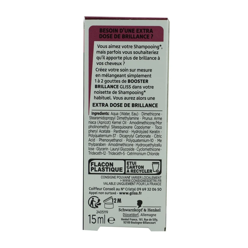 Soin booster brillance