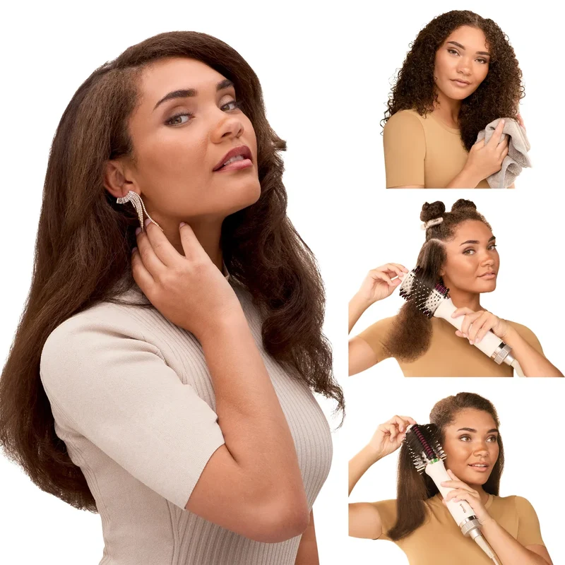 SHARK - Peigne Chauffant + Brosse Sèche-Cheveux SmoothStyle