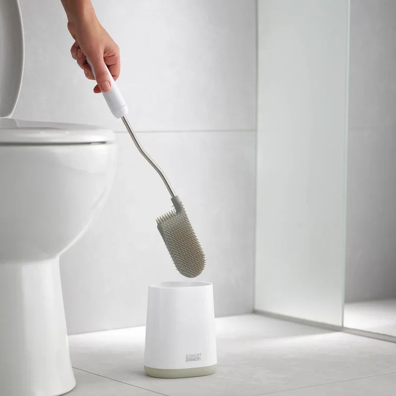 JOSEPH JOSEPH - Ensemble de 2 Brosses de Toilette Avancées Flex Lite