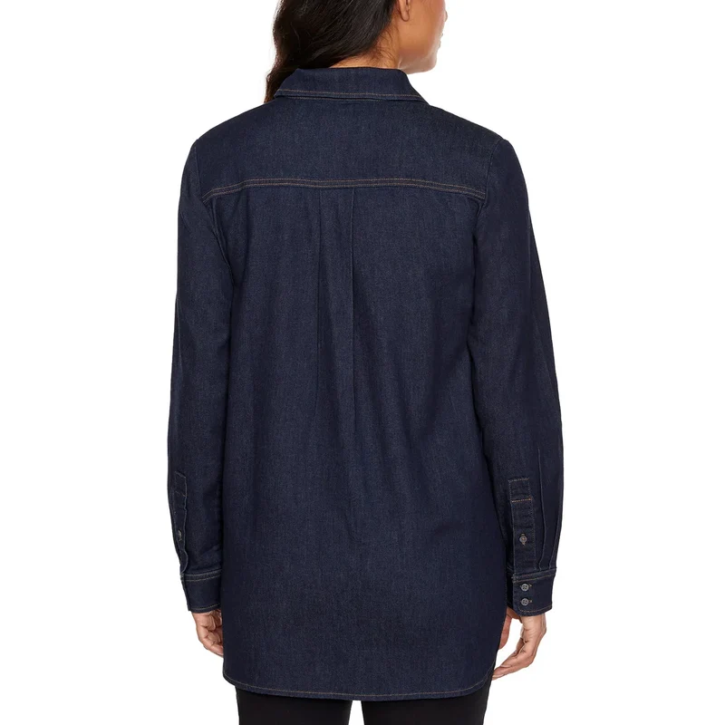 BUFFALO - Chemisier en Denim Extensible pour Femme