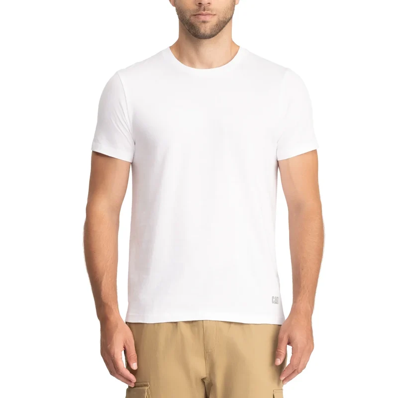 CAT - Paquet de 4 T-Shirt Ras du Cou pour Homme